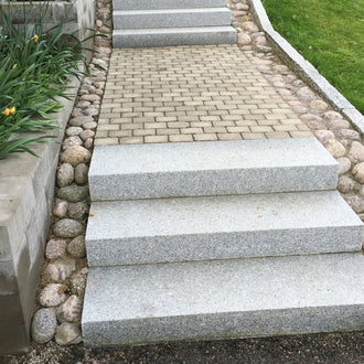 Trappsteg i granit