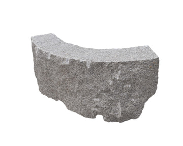 RV4. Kantsten i granit. Radie 0,75 meter. Färg Grå Bohus