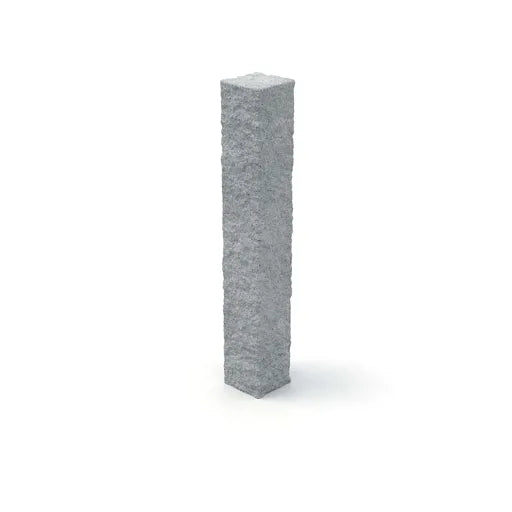 Portstolpe i granit. 210x35x35 cm. Råkilad. Portugal